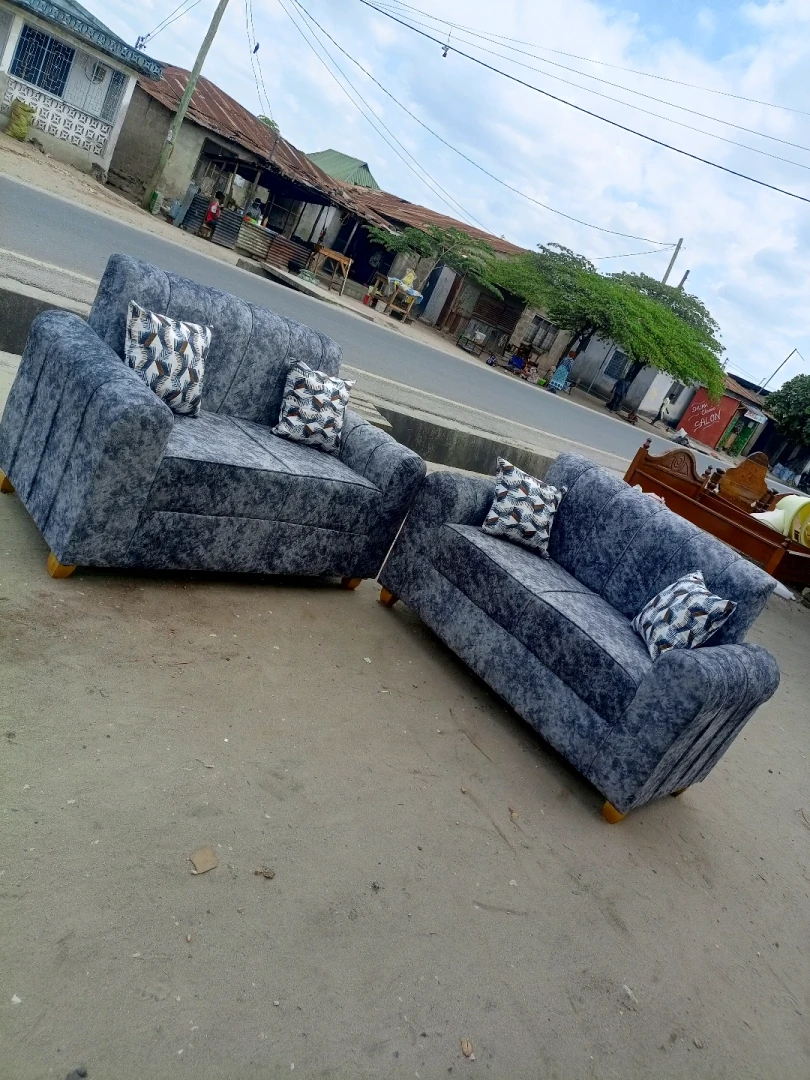 New Two-Seater Brown Sofa thumbnail 8