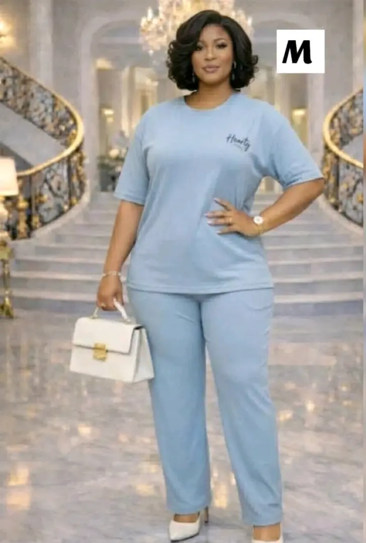Women's Two-Piece T-shirt and Trousers Set thumbnail 3