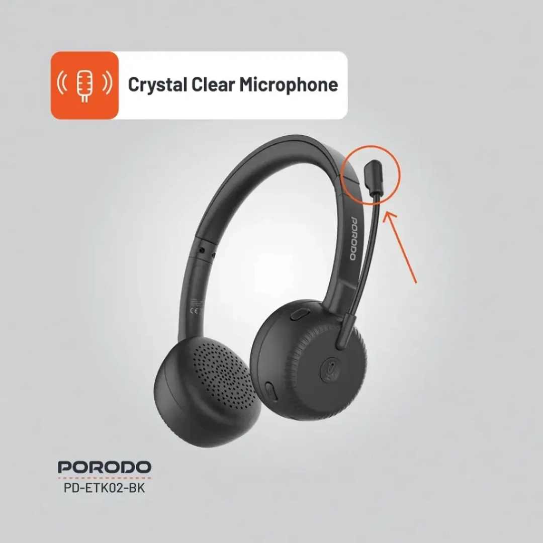 Porodo Office Wireless Headset thumbnail 4