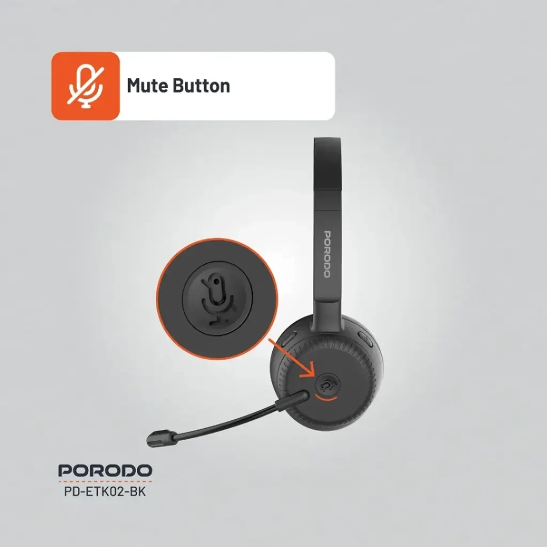 Porodo Office Wireless Headset thumbnail 6