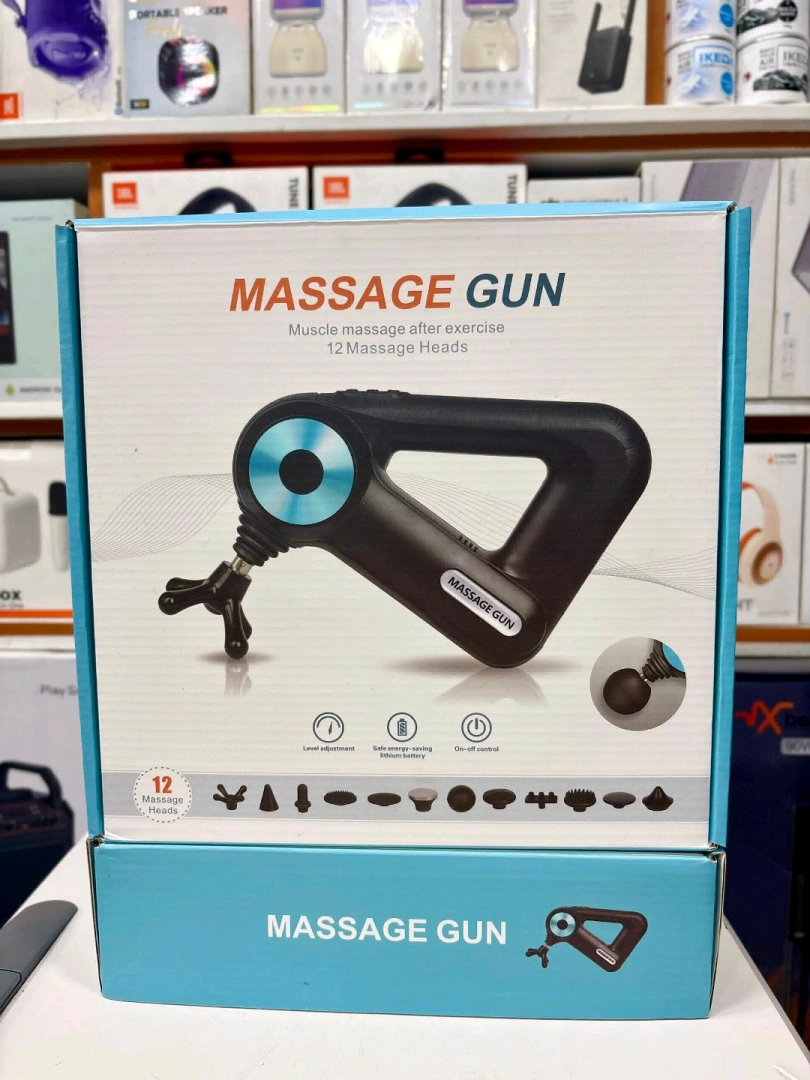 Massage Gun with 12 Interchangeable Heads