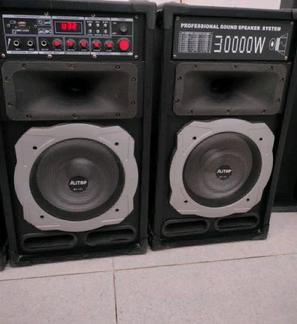 Professional ALITOP 30000W Speaker System with Bluetooth