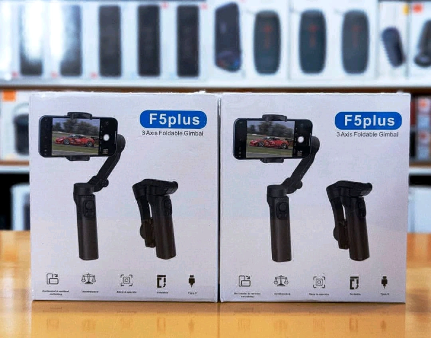 F5 Plus 3-Axis Foldable Gimbal Stabilizer for Smartphones