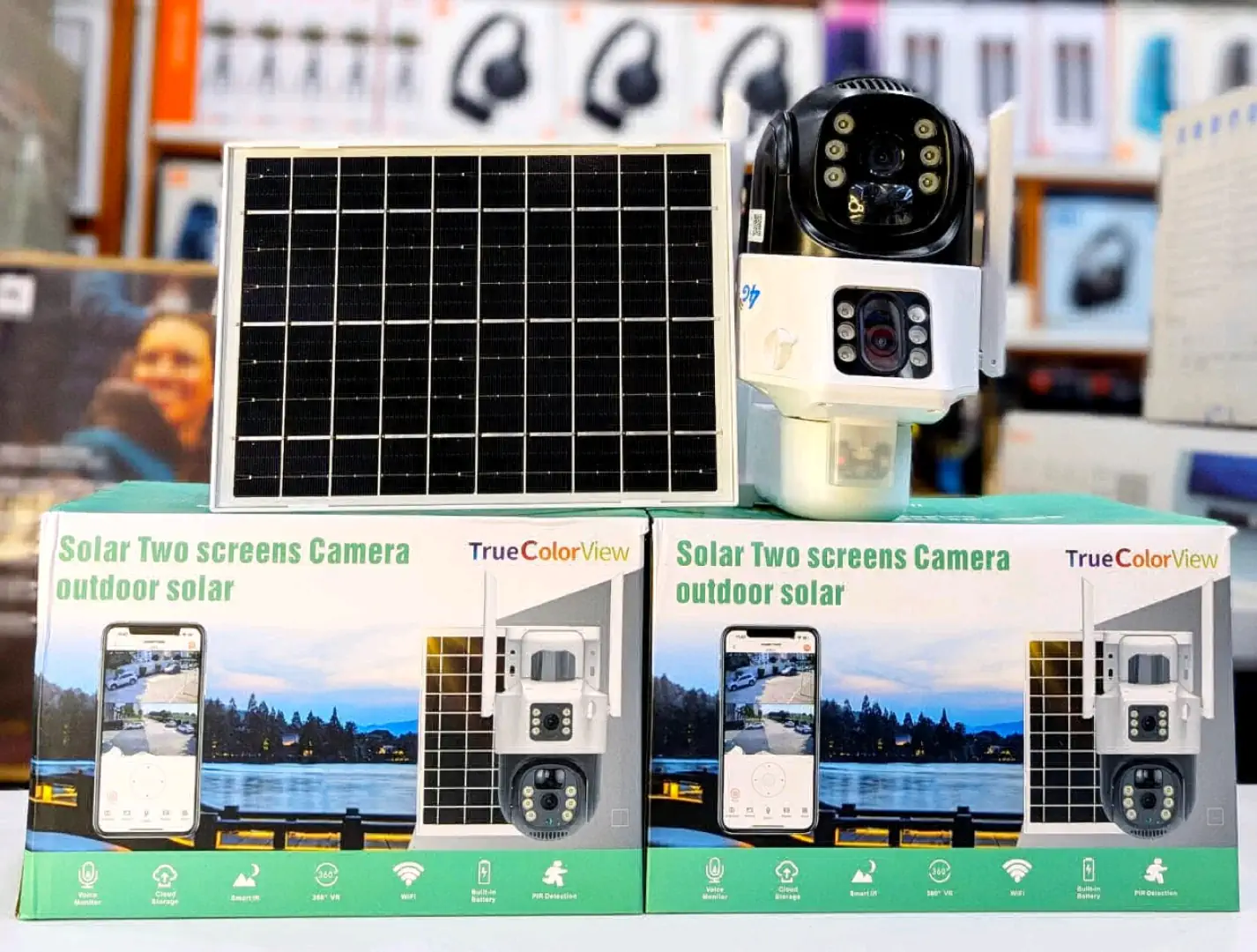 Solar Dual-Lens True ColorView Security Camera