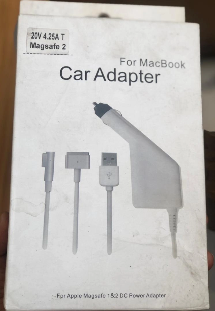 MacBook Magsafe 2 Car Adapter 20V 4.25A