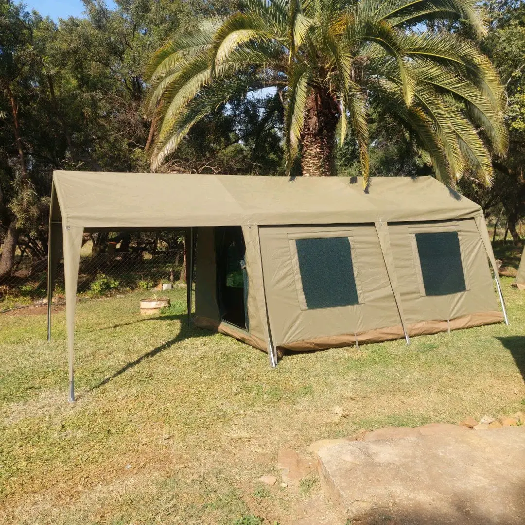Heavy Duty Canvas Camping Tent (3m x 4m)