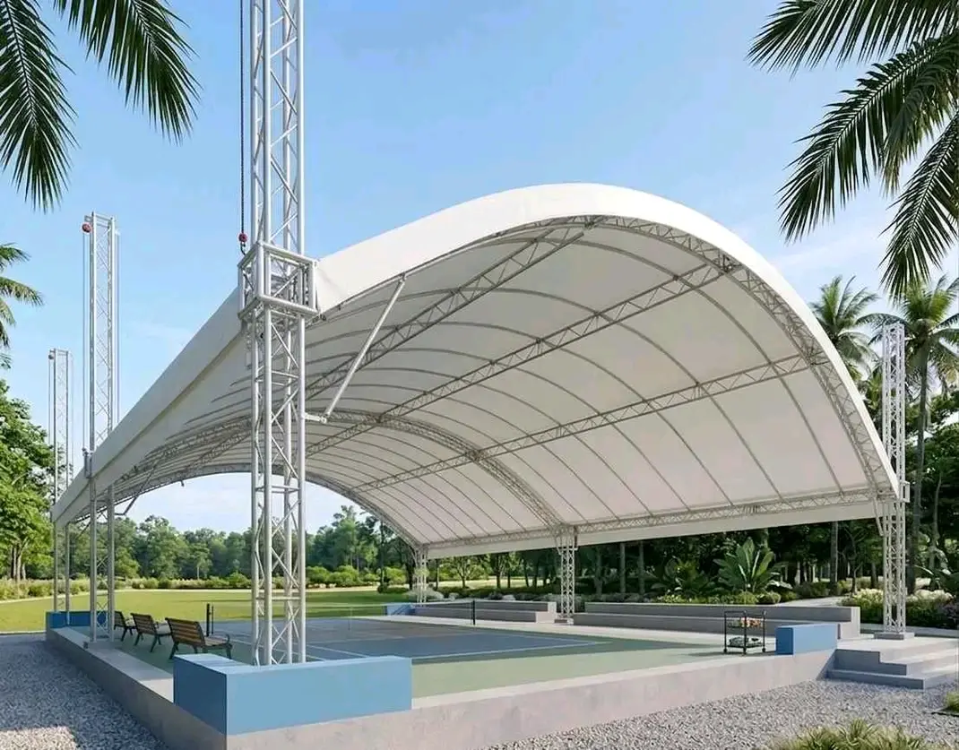 Nusu Mwezi Arched Canopy Structure