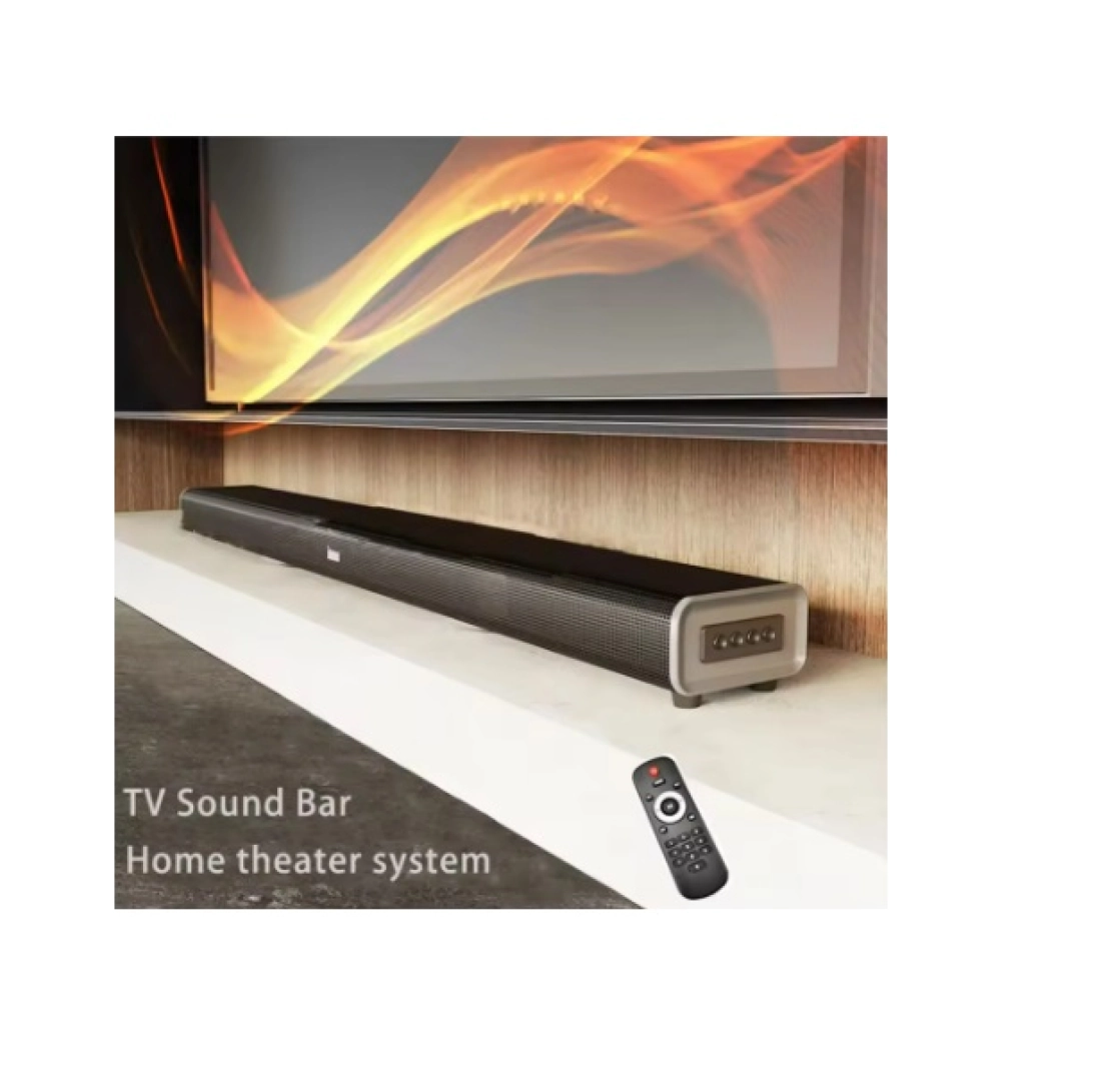Rechargeable Black TV Soundbar Home Theater System
