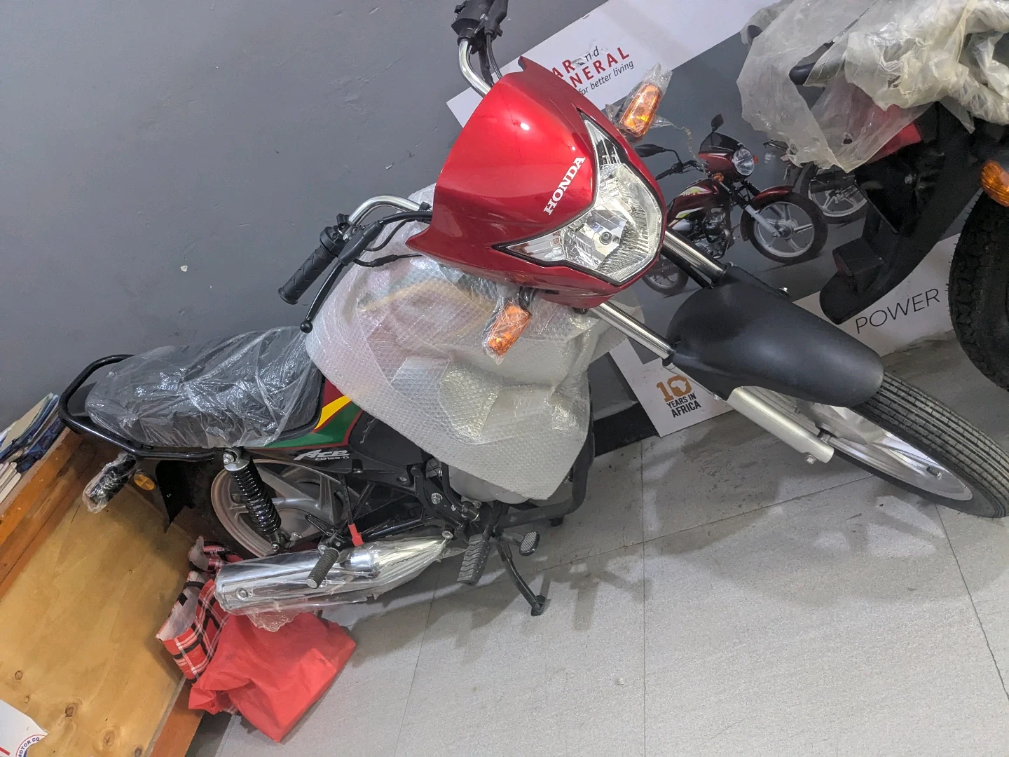 New Honda Ace 125cc Motorcycle with Registration and Insurance Offer