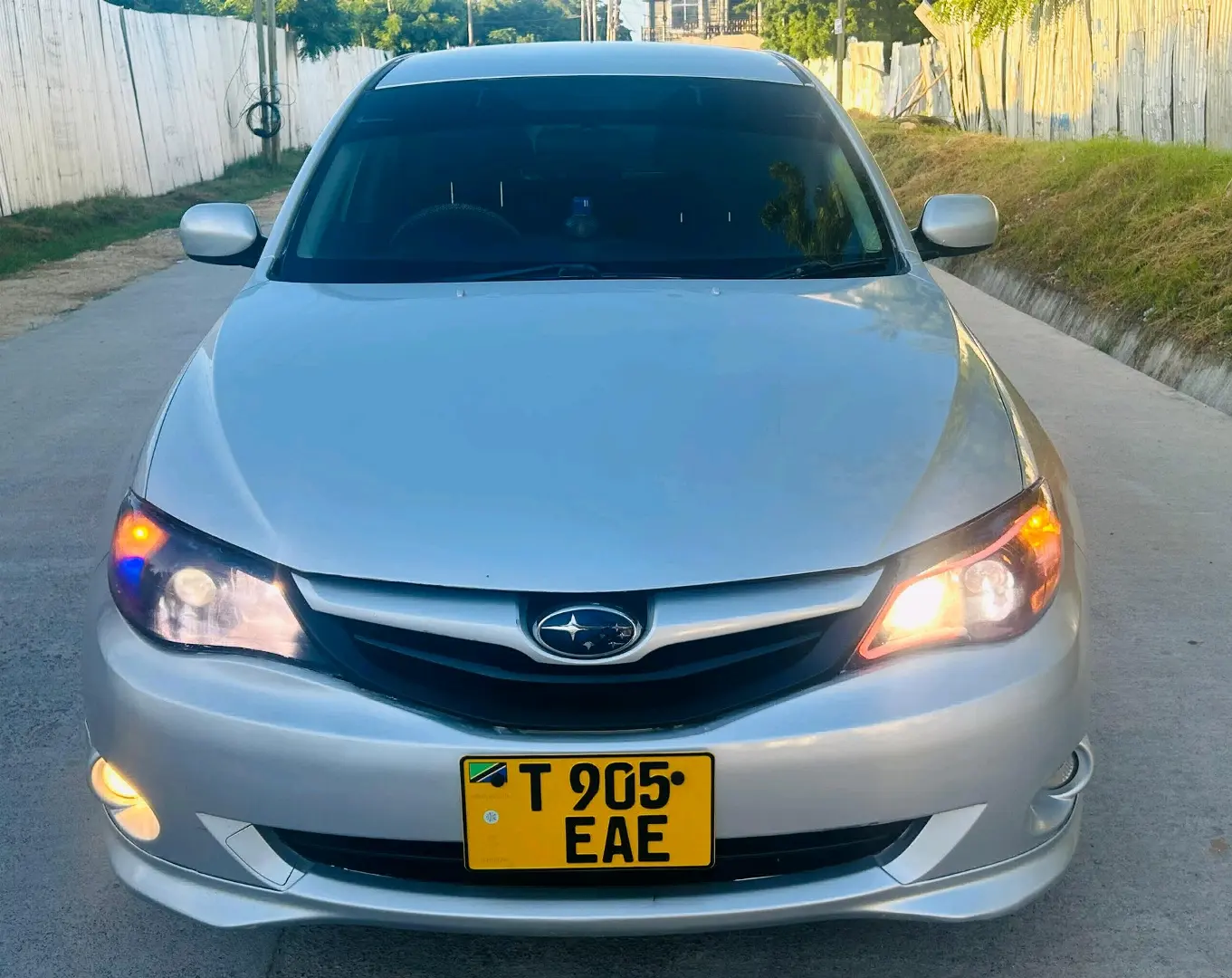 Silver Subaru Impreza Hatchback (Reg E)