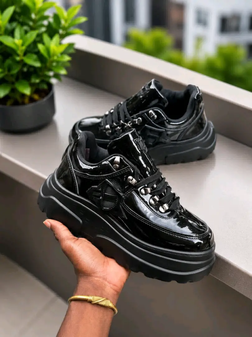 Naked Wolfe Leather Platform Sneakers