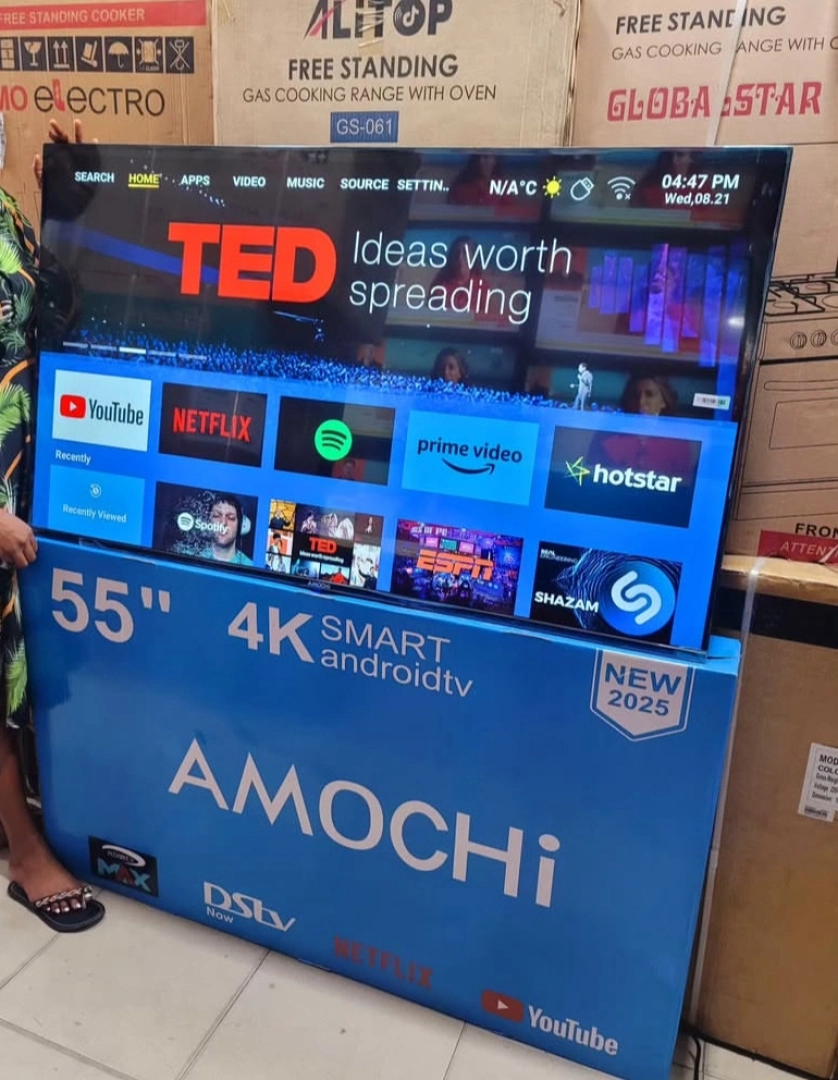 Amochi 55-inch 4K Smart Android TV
