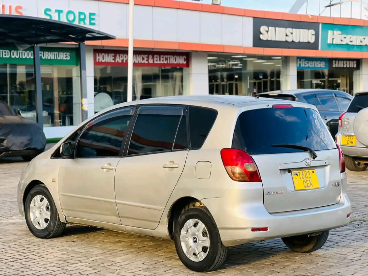 Toyota Spacio 2003 Silver thumbnail 2