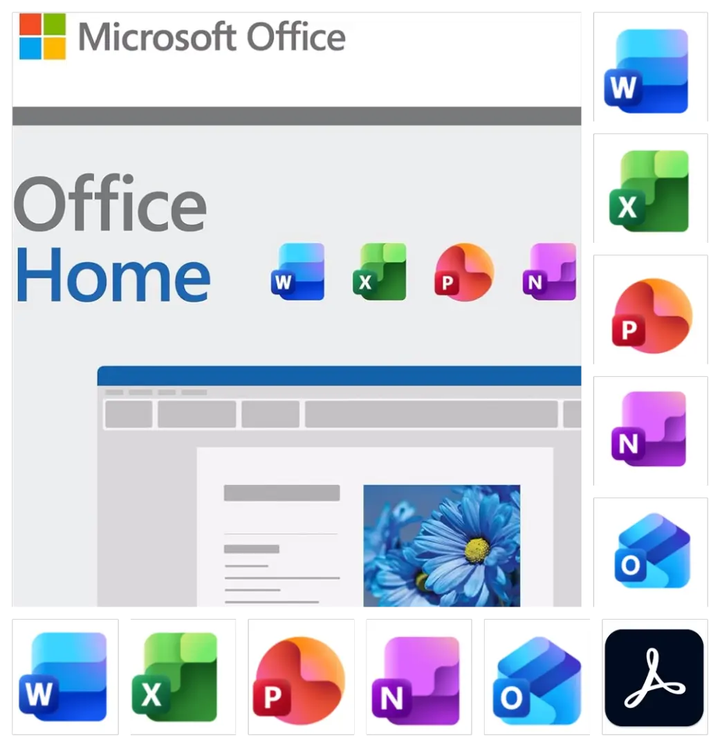 Microsoft Office 2026 Home Edition + Adobe Acrobat Pro DC