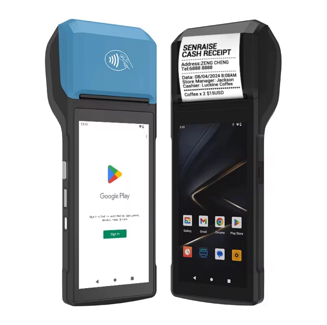Android 14 Handheld POS Terminal with Printer