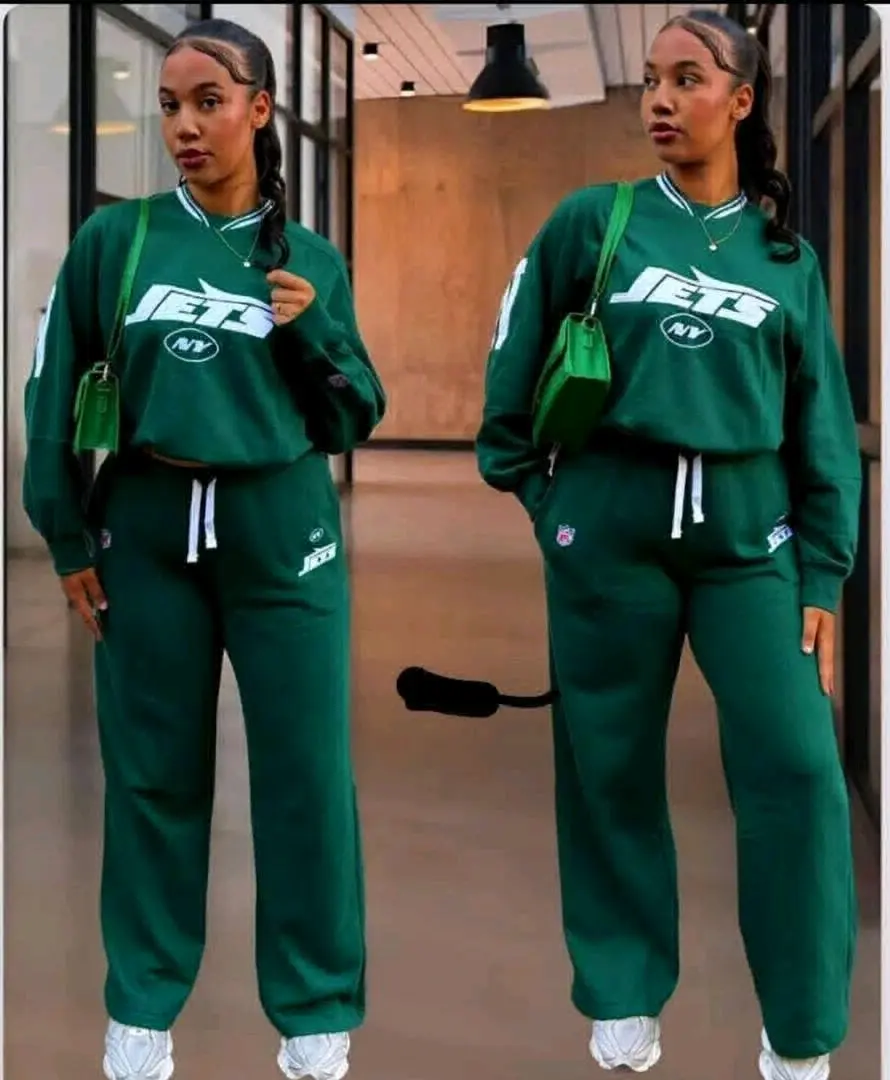 JETS Two-Piece Tracksuits (Maroon, Black, Green) thumbnail 2