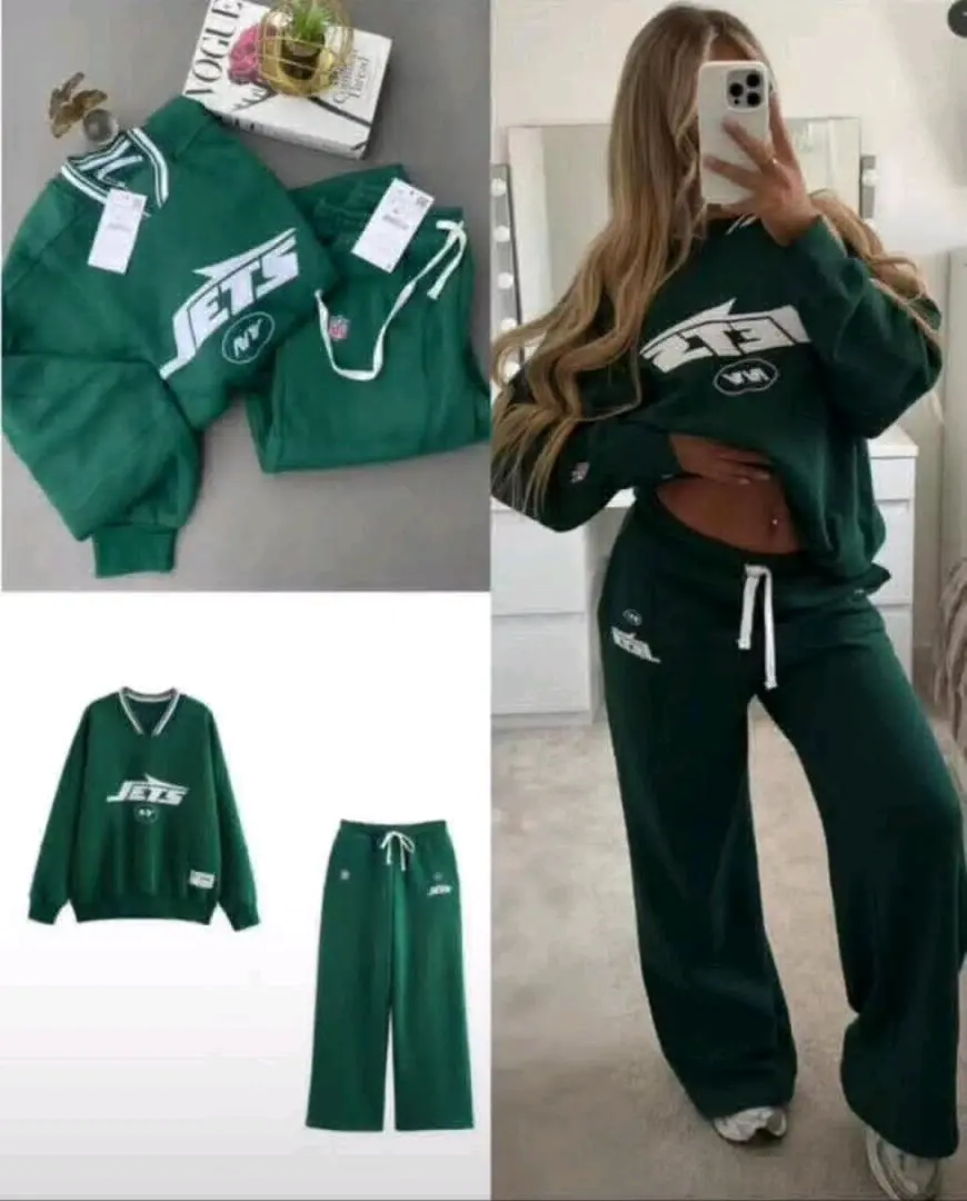 JETS Two-Piece Tracksuits (Maroon, Black, Green) thumbnail 5