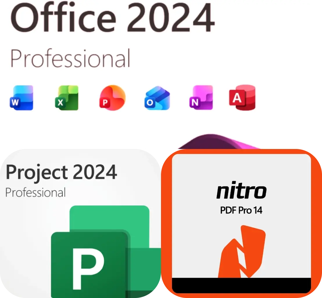 Microsoft Office 2024 Pro Plus & Nitro PDF Pro 14 ( Installation )