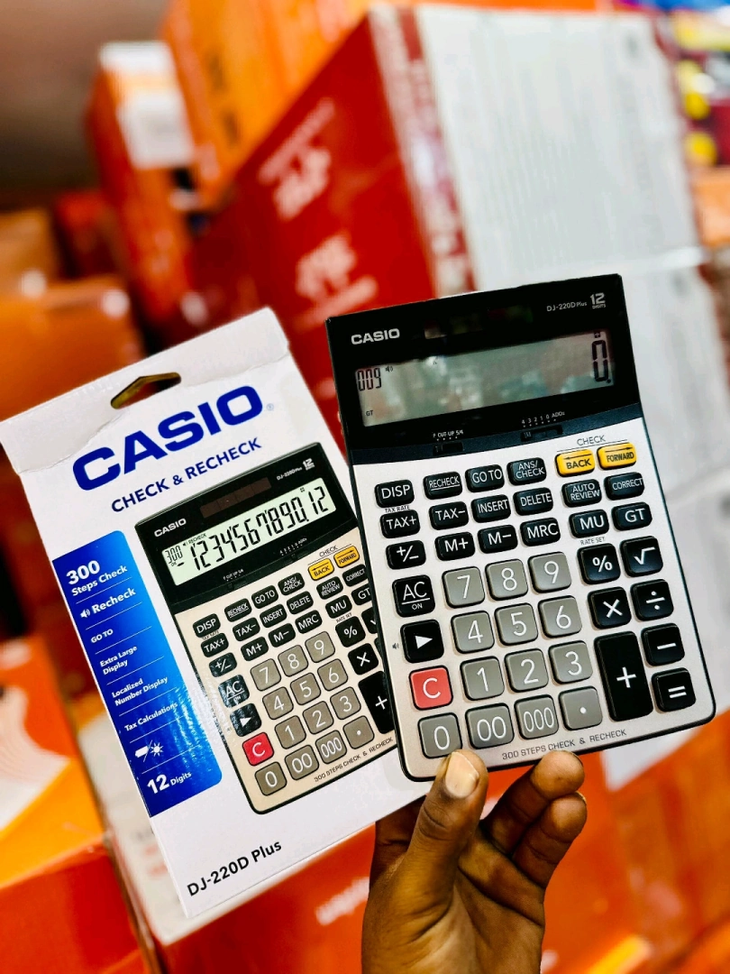 New Casio DJ-220D Plus Desktop Calculator
