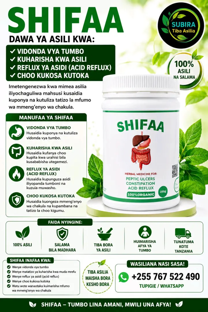 Shifaa Herbal Medicine for Ulcers & Digestion