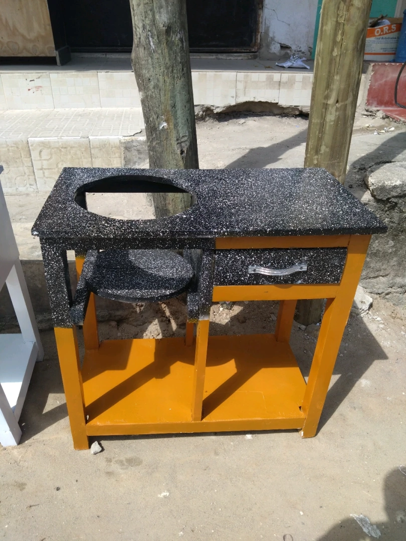 Custom-made Wooden Gas Stove Table