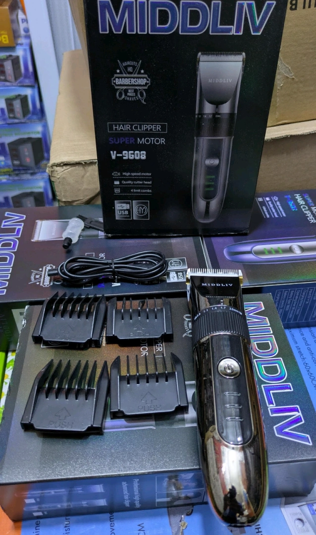 MIDDLIV V-9608 Cordless Hair Clipper Set