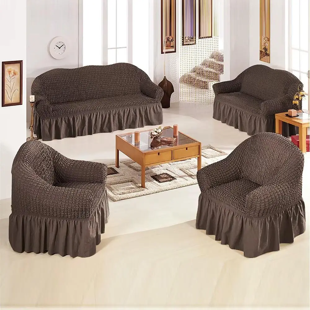 Textured Ruffled Sofa Covers thumbnail 2