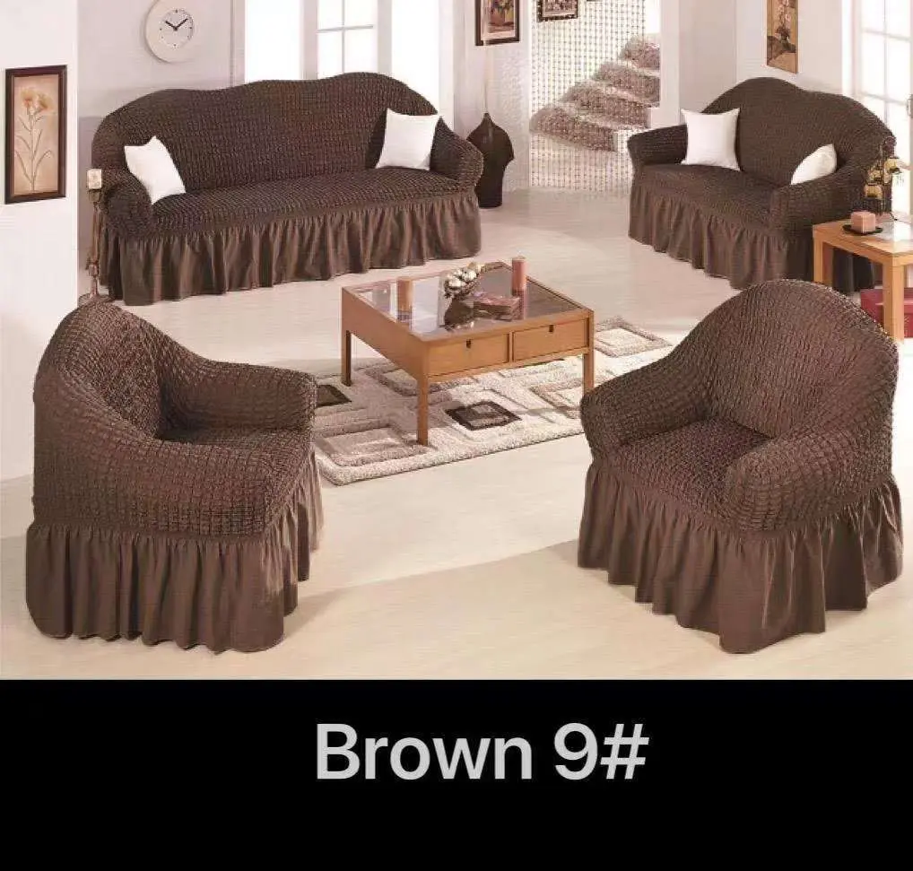 Textured Ruffled Sofa Covers thumbnail 3