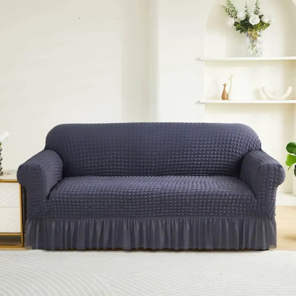 Textured Ruffled Sofa Covers thumbnail 5