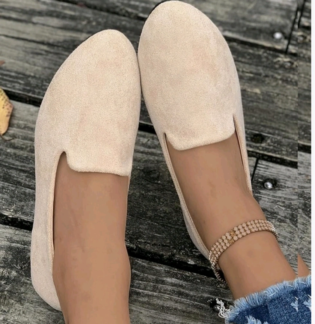 Brand New Light Beige Ladies Loafers thumbnail 2