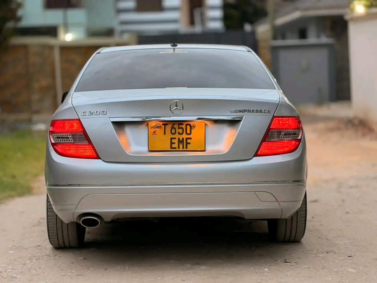 Mercedes-Benz C-Class 2007, Silver thumbnail 2