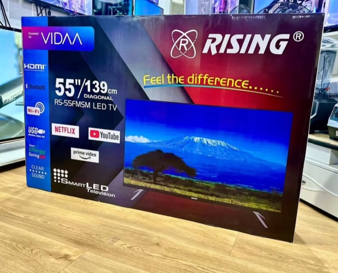 New 55-inch RISING Smart 4K TV with VIDAA OS