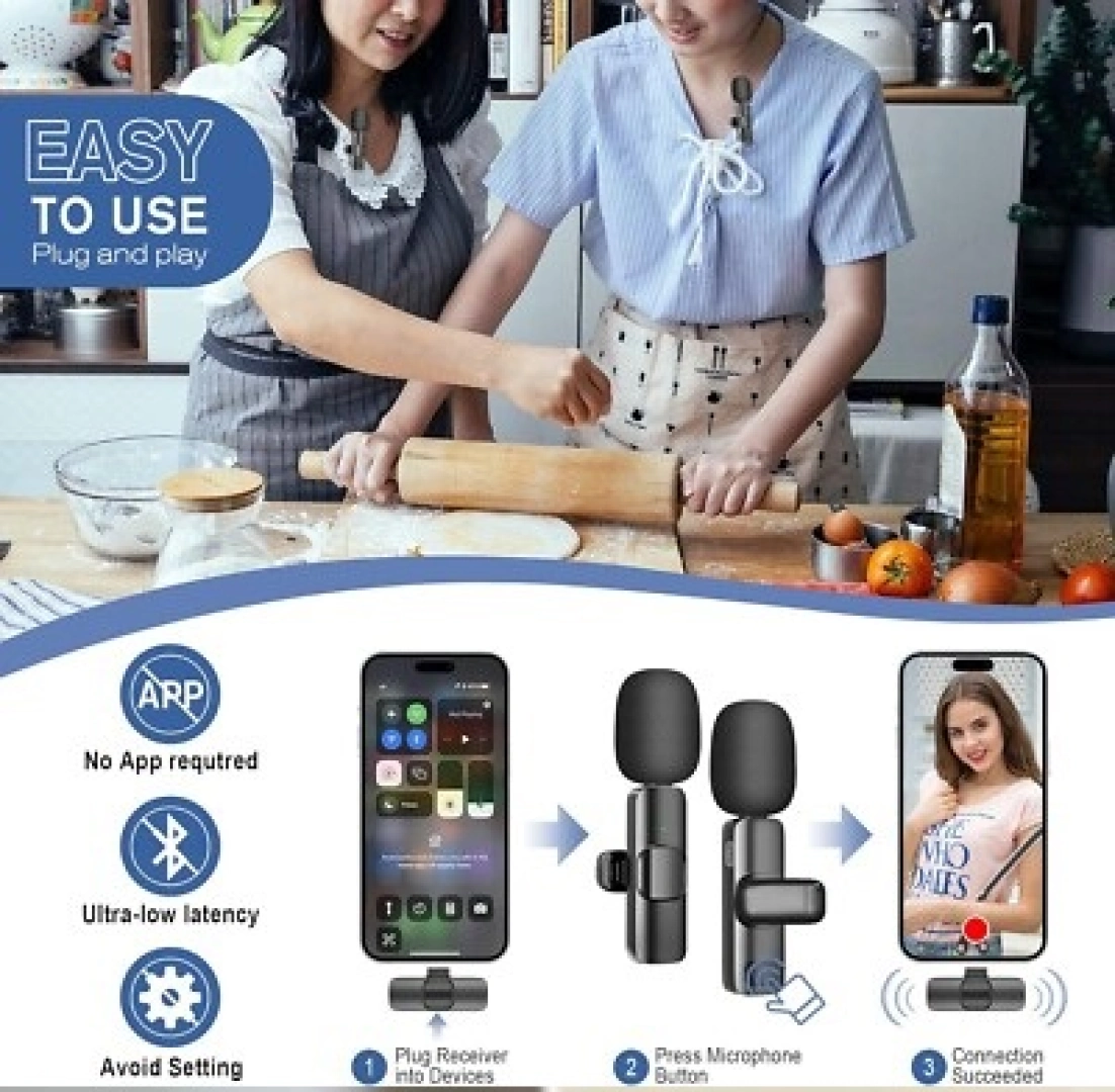 Dual Wireless Microphone System