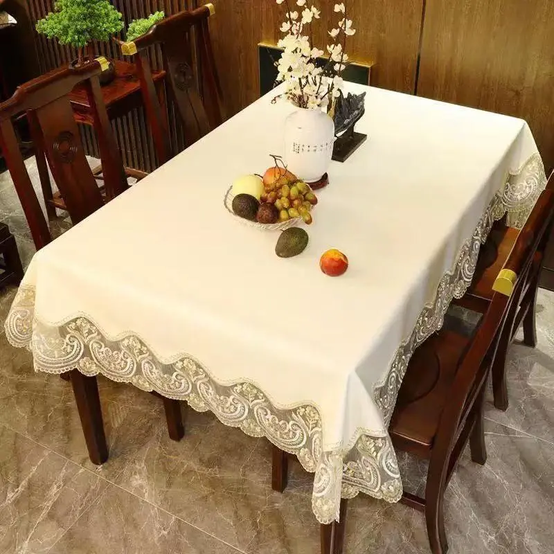 Waterproof & Oilproof Lace Tablecloth (140x180cm)