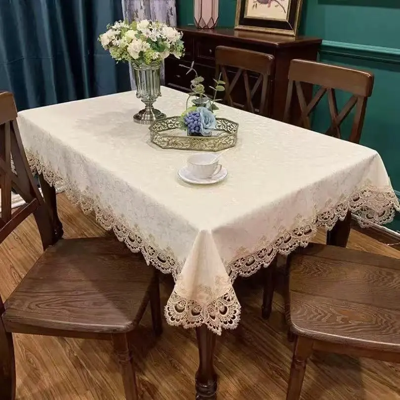 Waterproof & Oilproof Lace Tablecloth (140x180cm) thumbnail 5