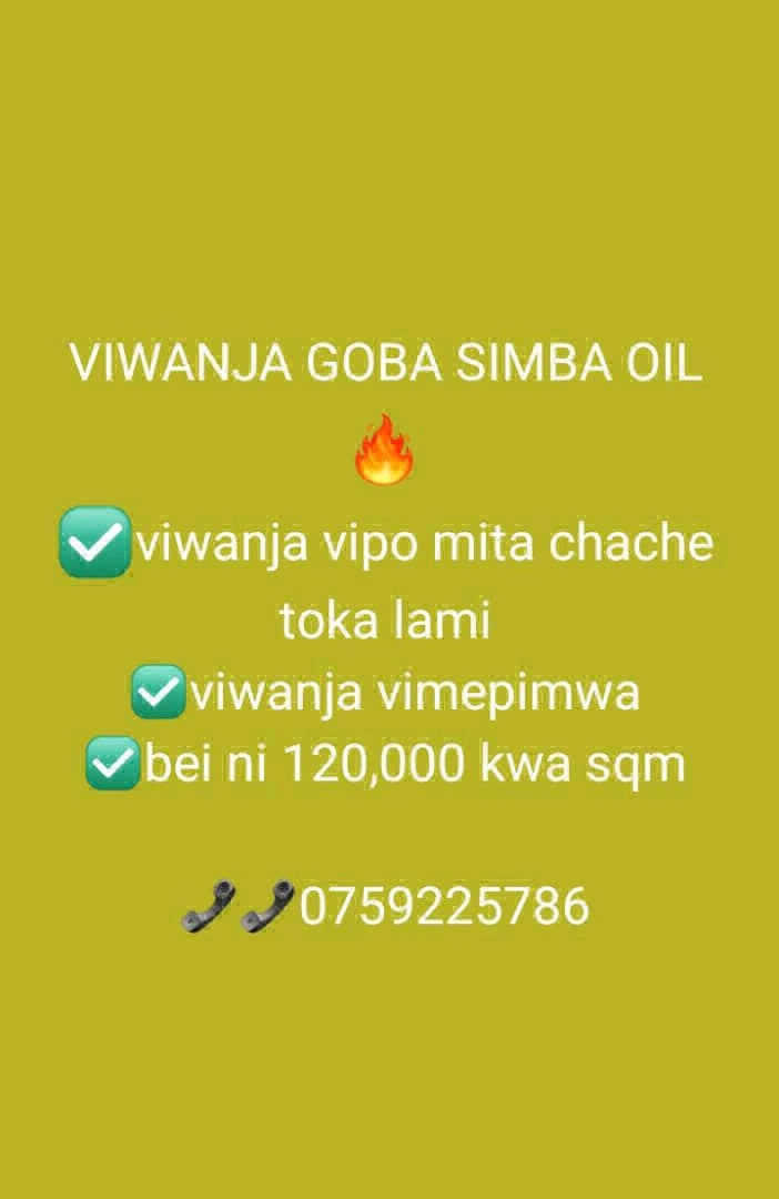 Land Plots for Sale in Goba