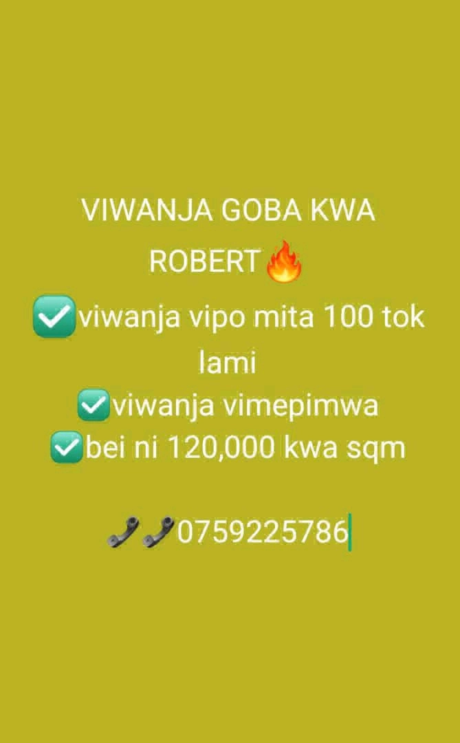 Land Plots for Sale in Goba thumbnail 2