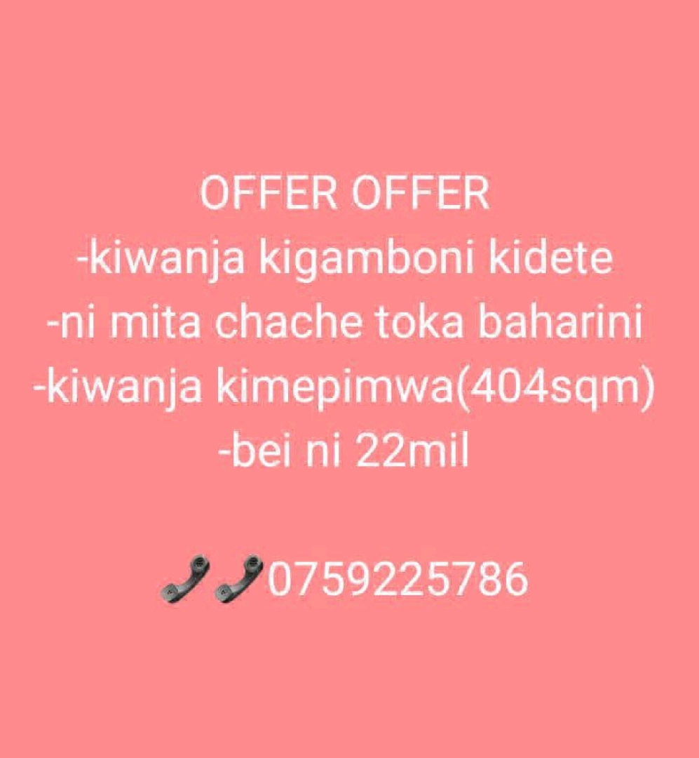 Land Plots for Sale in Goba thumbnail 3
