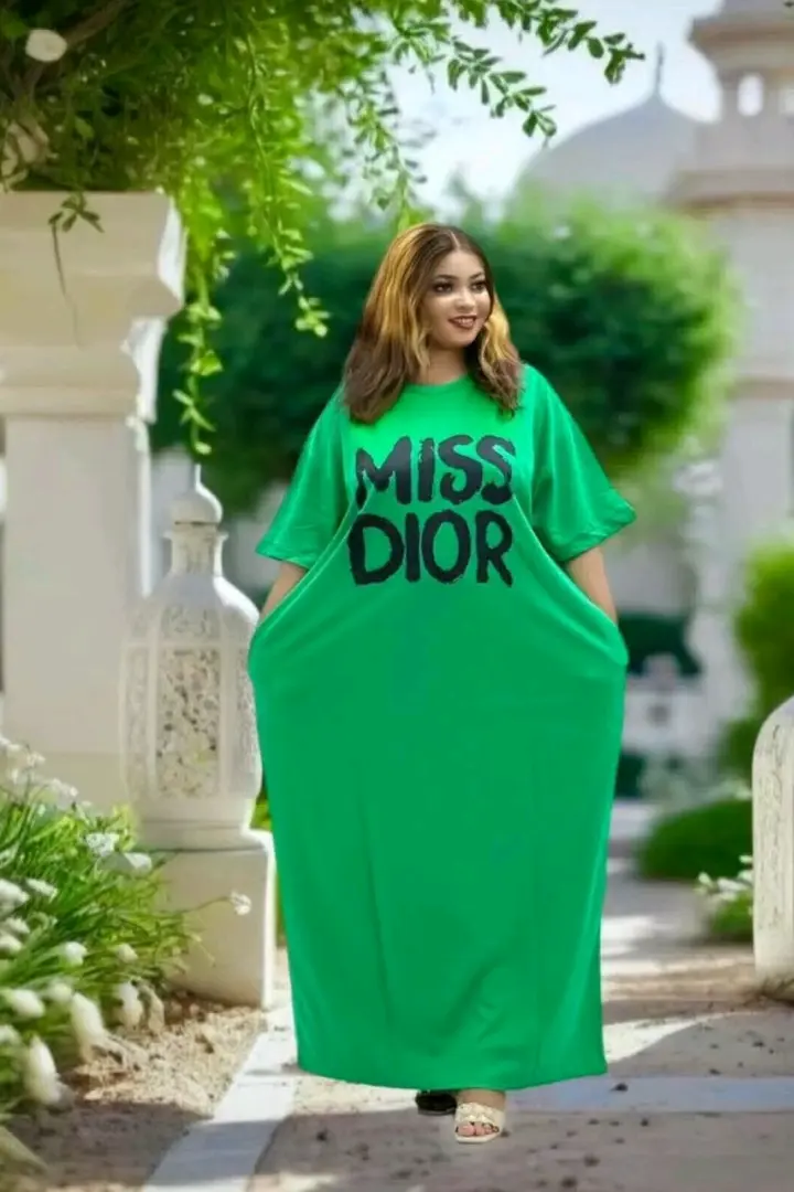 Green MISS DIOR Maxi Dress