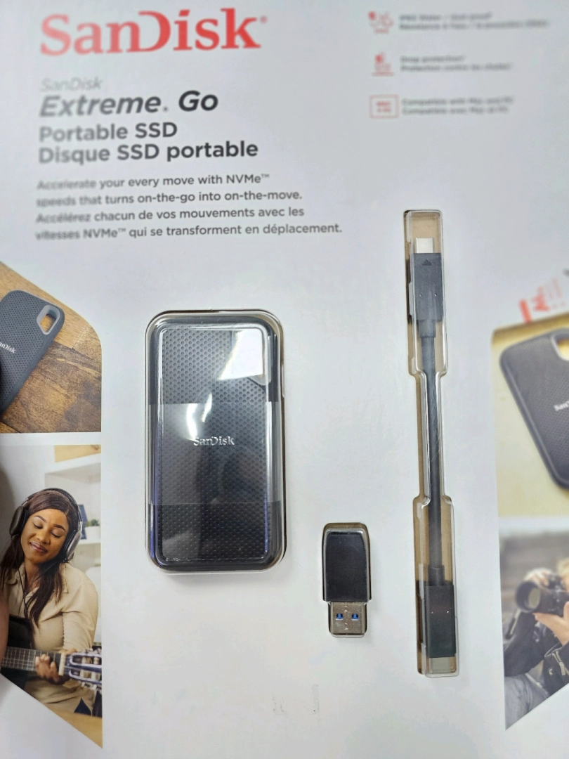 SanDisk Extreme Portable SSD 2TB External Drive