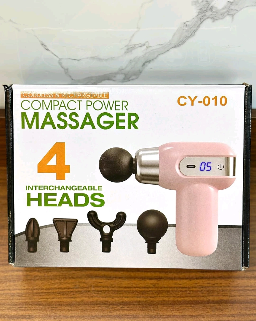 CY-010 Cordless Rechargeable Compact Power Massager Gun