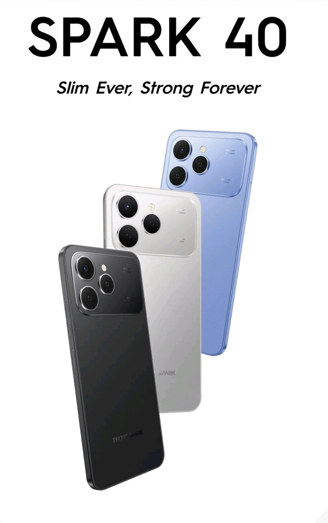 Blue Tecno Spark 40 (8GB RAM, 128GB) Full Box thumbnail 2