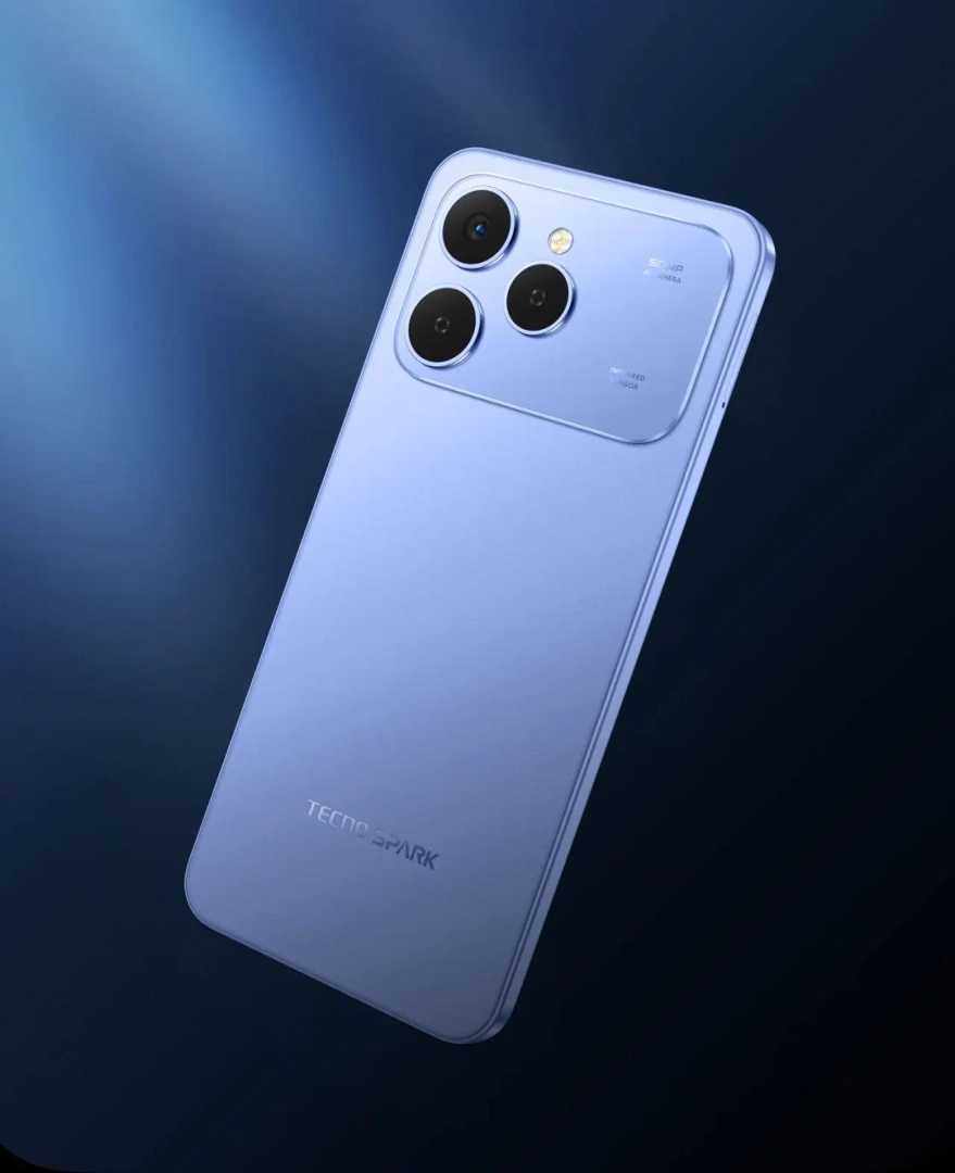 Blue Tecno Spark 40 (8GB RAM, 128GB) Full Box thumbnail 3