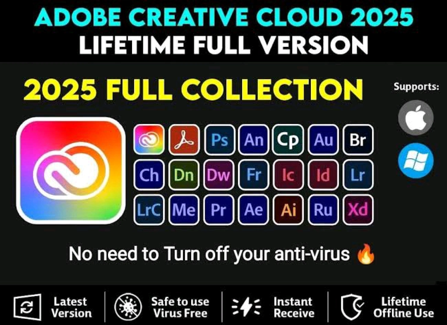 Adobe Creative Cloud 2025 Master Collection (Windows) thumbnail 2