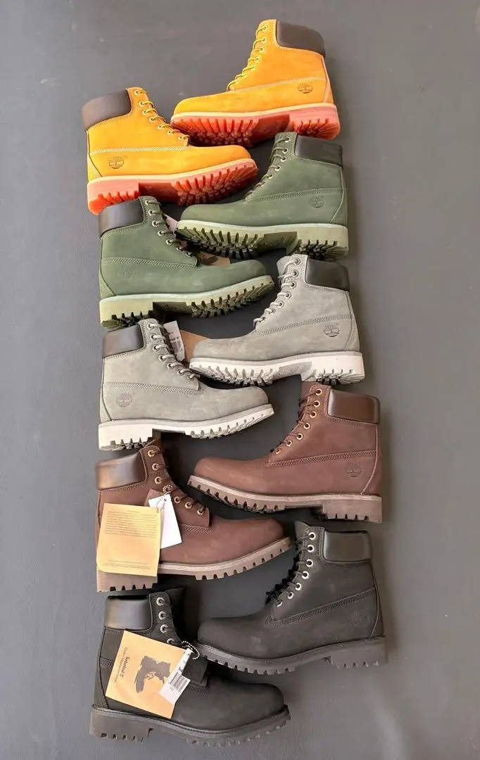 New Timberland-style Boots Stock (Sizes 40-45)