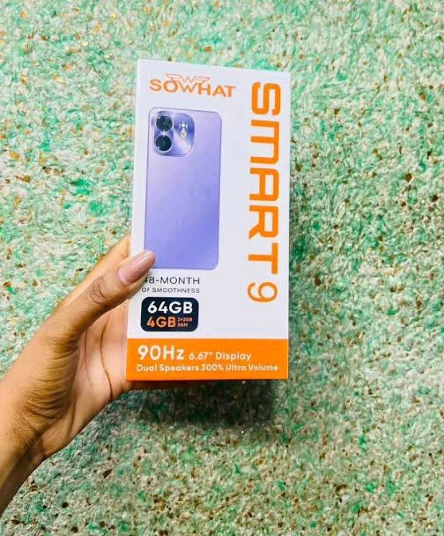 SOWHAT SMART 9 (4GB/64GB) Full Box, 2 Years Warranty