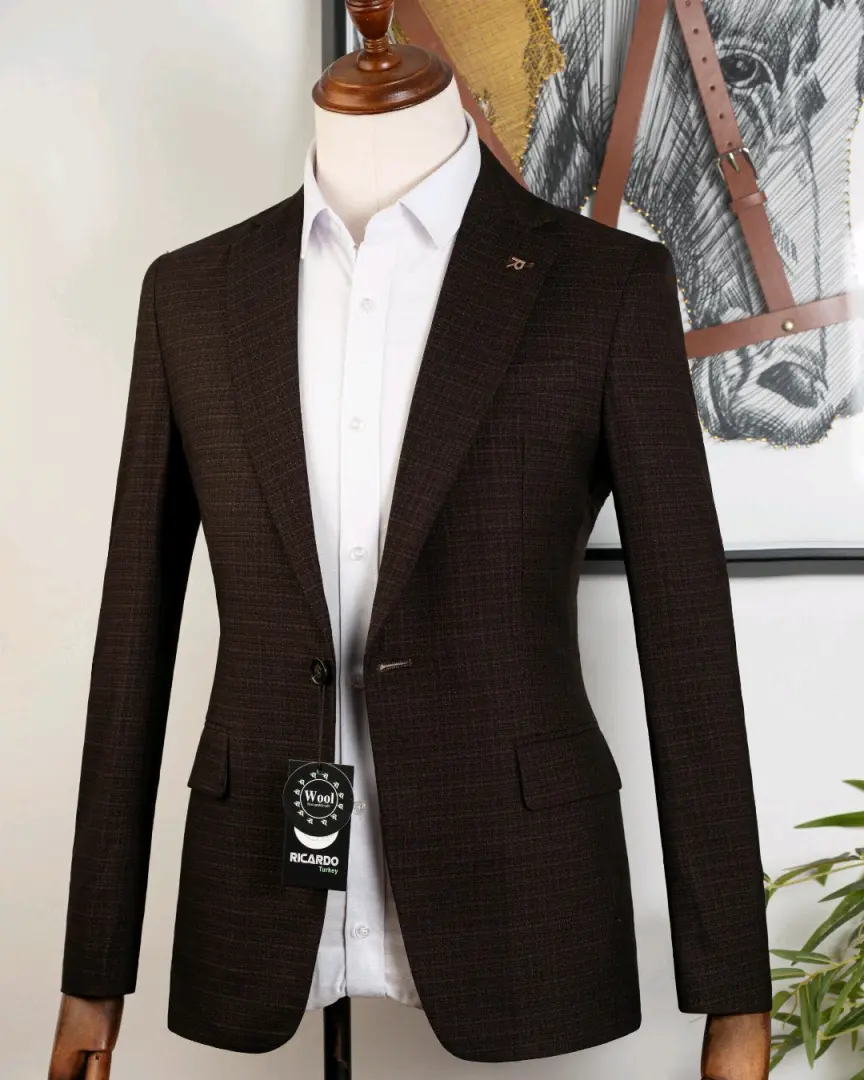 Ricardo Blue Plaid Blazer thumbnail 4