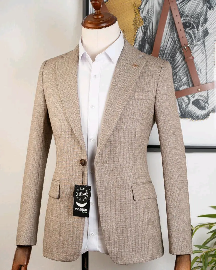 Ricardo Blue Plaid Blazer thumbnail 5