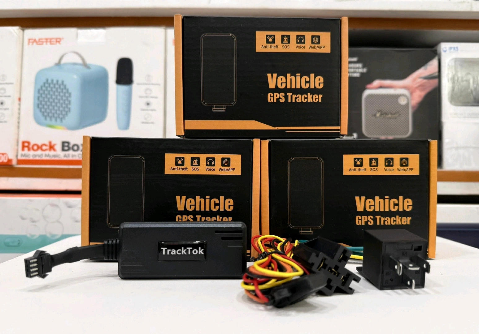 TrackTok Vehicle GPS Tracker for Anti-Theft Security