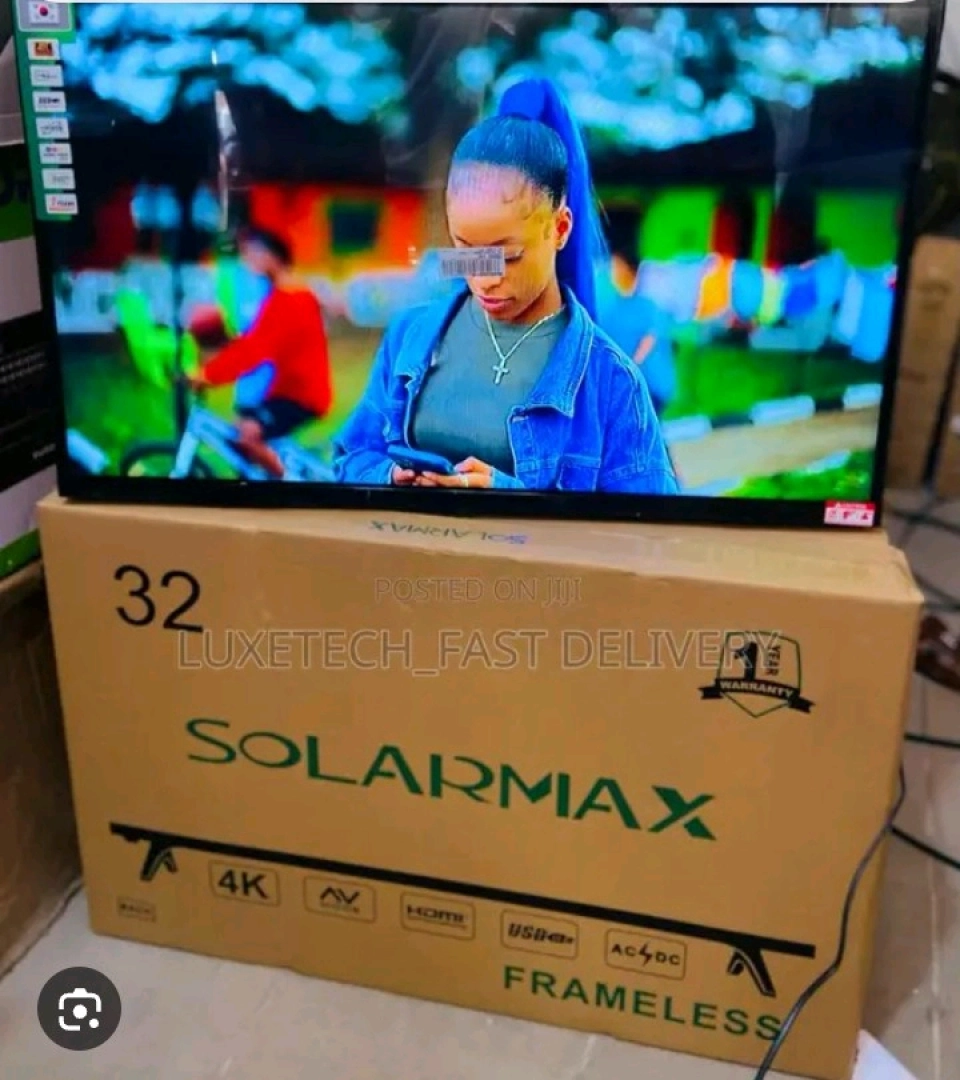 Solarmax 32-inch Frameless 4K TV (Jumla na Rejareja)